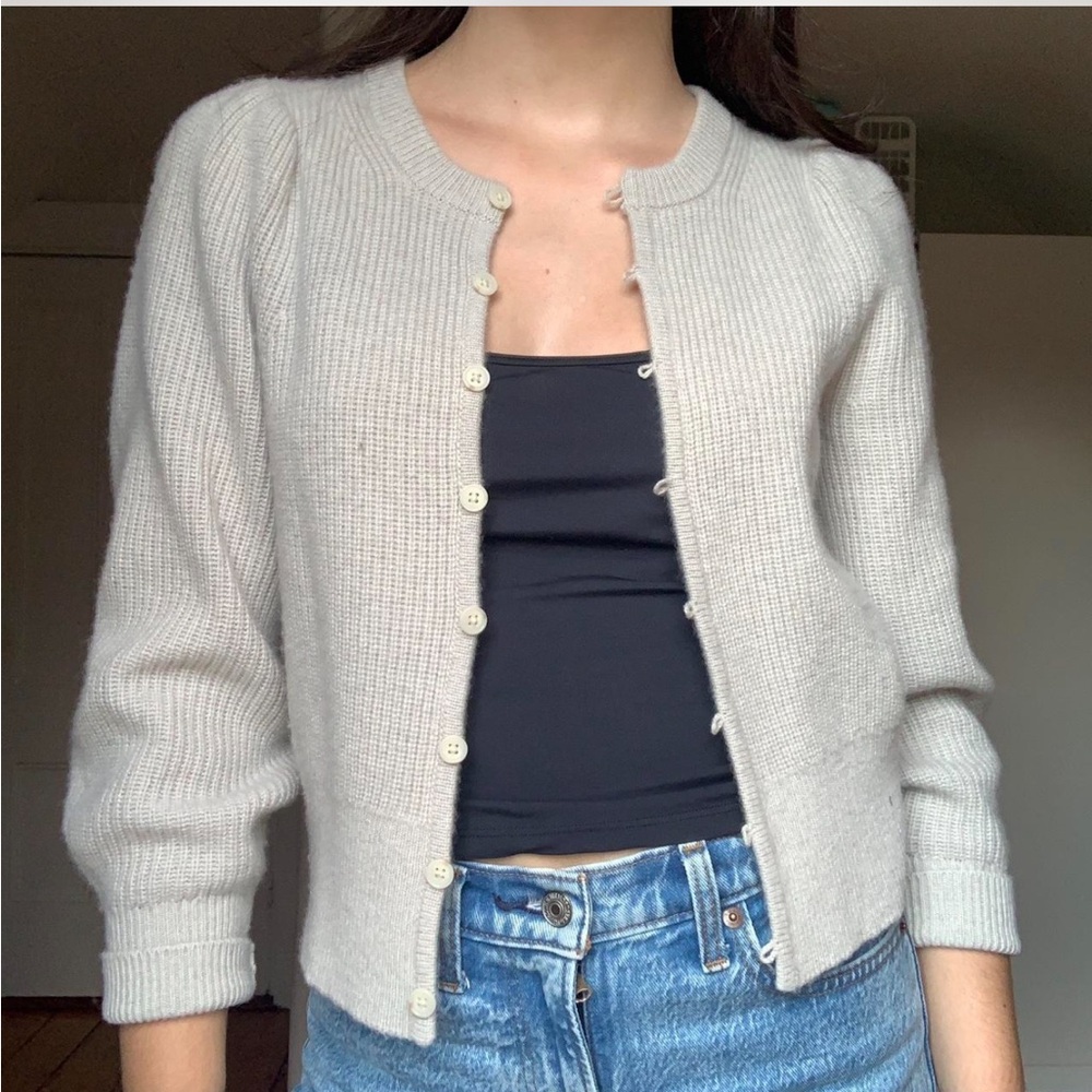 J CREW 100% Cashmere Cardigan size S
